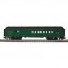 60′ Heavyweight Combine - 3-Rail - Ready to Run - Trainman(R) -- Santa Fe (Pullman Green, black), O, Atlas O 2001237