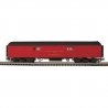 60′ Heavyweight Baggage - 3-Rail - Ready to Run - Trainman(R) -- Boston & Maine (maroon, black), O, Atlas O 2001327