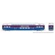 Bilevel Commuter Coach - Ready to Run -- Altamont Commuter Express (white, purple, blue), N, Rapido Trains Inc 546003A