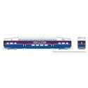 Bilevel Commuter Coach - Ready to Run -- Altamont Commuter Express (white, purple, blue), N, Rapido Trains Inc 546003A