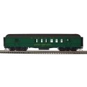 60′ Heavyweight Railway Post Office RPO - 3-Rail - Ready to Run - Trainman(R) -- Santa Fe (Pullman Green, black), O, Atlas O 2