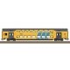 Type DDM2/3-ABv Bi-Level 1st/2nd Class Coach - Ready to Run -- Dutch State Railways NS 380 7507 (Era V, yellow, black), HO, Trix