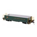 Wood Gondola-Style Excursion Car - Ready to Run - Spectrum(R) -- East Broad Top (green), On30, Bachmann Industries 26033