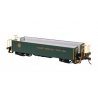 Wood Gondola-Style Excursion Car - Ready to Run - Spectrum(R) -- East Broad Top (green), On30, Bachmann Industries 26033