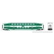 Bilevel Commuter Coach - Ready to Run -- GO Transit (green, white), N, Rapido Trains Inc 546015A
