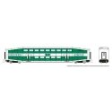 Bilevel Commuter Coach - Ready to Run -- GO Transit (green, white), N, Rapido Trains Inc 546015A