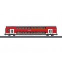Type DABz 756 1st/2nd Class Bilevel Coach - 3-Rail - Ready to Run - Start Up -- German Railroad DBAG (Era V Regional Express, re