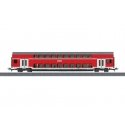 Type DBz 751 2nd Class Bilevel Coach - 3-Rail - Ready to Run - Start Up -- German Railroad DBAG (Era V Regional Express, red, gr