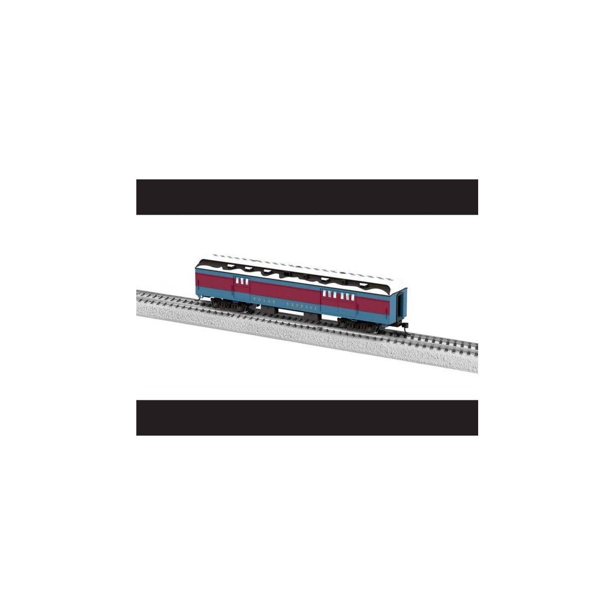 Heavyweight Baggage - Ready to Run - The Polar Express(TM) -- The Polar Express (blue, red), HO, Lionel 2455010