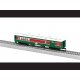 Heavyweight Combine - Ready to Run -- North Pole Central (green, red, white), HO, Lionel 2455200