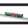 Heavyweight Combine - Ready to Run -- North Pole Central (green, red, white), HO, Lionel 2455200