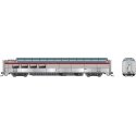 SP 3/4 Dome Lounge Smooth Sides - Ready to Run -- Southern Pacific 3604 (silver, red), N, Rapido Trains Inc 575010