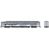 SP 3/4 Dome Lounge Smooth Sides - Ready to Run -- Amtrak 9372 (Phase 1, silver, red, blue, white), N, Rapido Trains Inc 575012