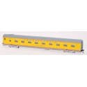 Pullman-Standard 18 Room Roomette - Ready to Run - Centralia Car Shops -- Pennsylvania Railroad (UP Run-Through, Armour Yellow, 