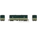 Steam Heater - Generator Car - Sound and DCC - Ready to Run -- Northern Pacific H-5 (Loewy 2-Tone Green), HO, Rapido Trains Inc 