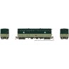 Steam Heater - Generator Car - Sound and DCC - Ready to Run -- Northern Pacific H-5 (Loewy 2-Tone Green), HO, Rapido Trains Inc 