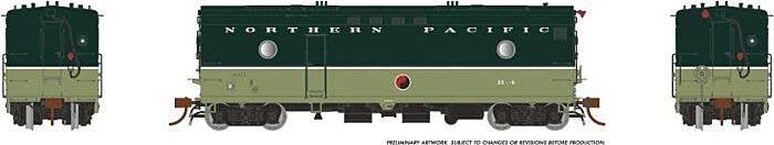 Steam Heater - Generator Car - Sound and DCC - Ready to Run -- Northern Pacific H-5 (Loewy 2-Tone Green), HO, Rapido Trains Inc 