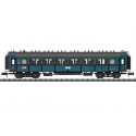 Type ABBu 1st/2nd Class Car - Ready to Run - Minitrix -- German State Railroad DR (Era II 1905 Fantasy Scheme, blue, gray), N, T