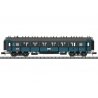 Type ABBu 1st/2nd Class Car - Ready to Run - Minitrix -- German State Railroad DR (Era II 1905 Fantasy Scheme, blue, gray), N, T