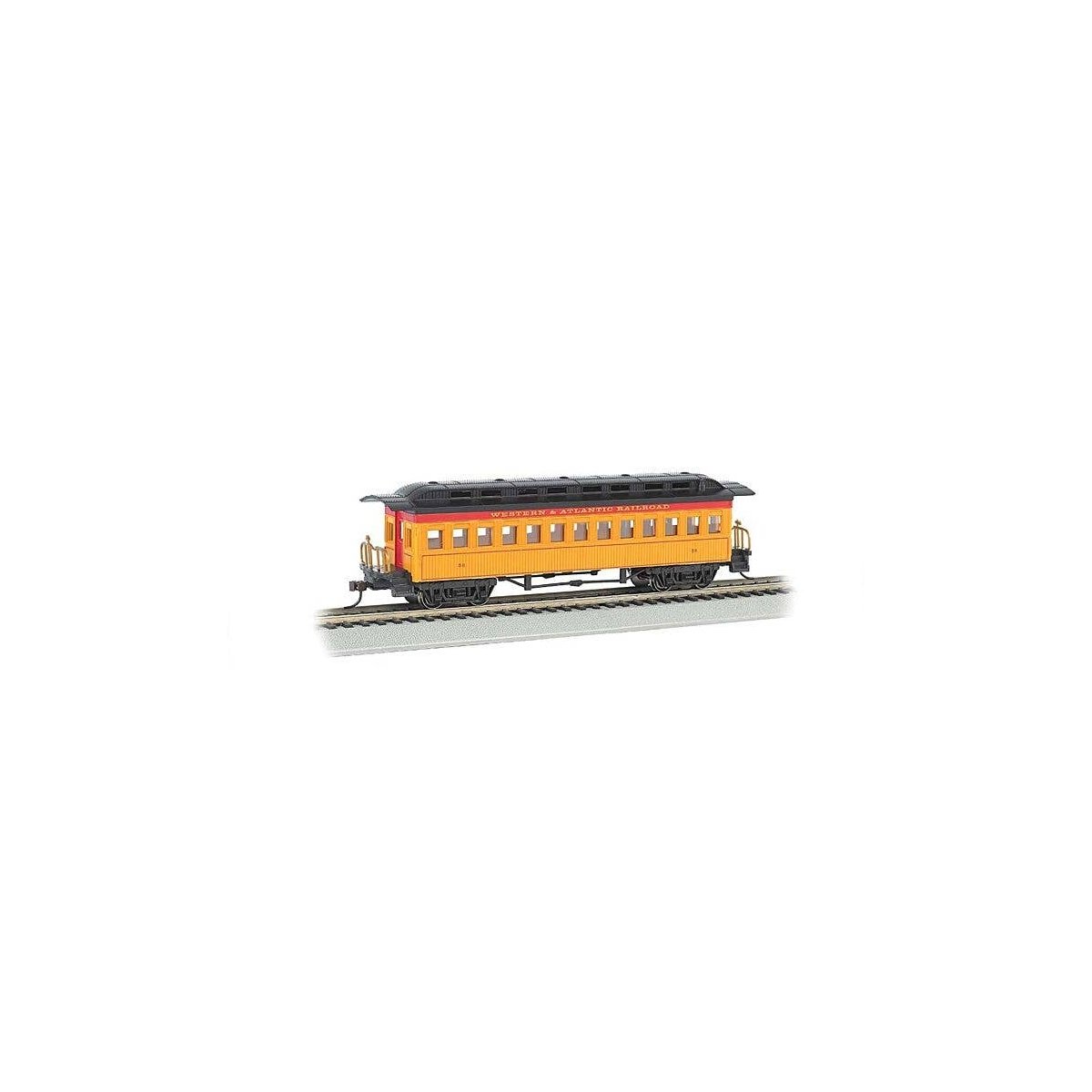 1800 to 1860 Wood Coach - Ready to Run - Silver Series(R) -- Western & Atlantic, HO, Bachmann Industries 13406
