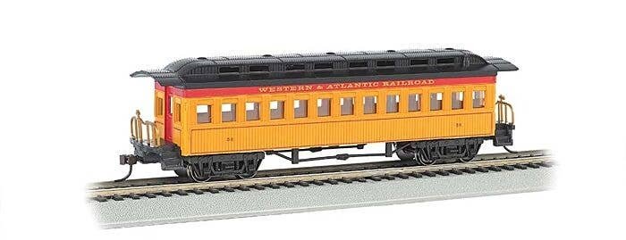 1800 to 1860 Wood Coach - Ready to Run - Silver Series(R) -- Western & Atlantic, HO, Bachmann Industries 13406