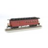 1860 - 1880 Wood Combine - Ready to Run - Silver Series(R) -- Painted, Unlettered (red), HO, Bachmann Industries 13502