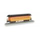 Old Time Wood Coach with Round-End Clerestory Roof - Ready to Run -- Western & Atlantic (yellow, red, black), HO, Bachmann Indus