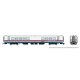 Rohr RTL Turboliner Snack Bar Coach - Ready to Run -- Amtrak 183 (Phase III Early, white, blue, red), N, Rapido Trains Inc 52510