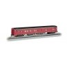 85′ Smooth-Side Boat-Tail Observation w/Lighting - Ready to Run -- Norfolk & Western (maroon, black), N, Bachmann Industries 1
