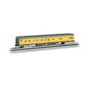 85′ Smooth-Side Boat-Tail Observation w/Lighting - Ready to Run -- Union Pacific (Armour Yellow, gray, red), N, Bachmann Indus