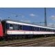 Type Bduu 497.2 Commuter Car - Ready to Run - Minitrix -- Train Rental TRI (Era VI 2023, blue, white, gray, red), N, Trix 18488