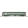 Type B7D 2nd Class Combine - Ready to Run - Minitrix -- French State Railways SNCF (Era V 1994, gray, white, green), N, Trix 18