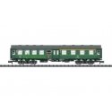 Type AByg 503 1st/2nd Class Rebuild Coach - Ready to Run - Minitrix -- German Federal Railroad DB (Era IV 1984, green, gray, Coa