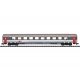 Type Apm EuroCity Coach - Ready to Run - Minitrix -- Swiss Federal Railways (Era V 2000, gray, white, red), N, Trix 18442