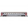 Type Apm EuroCity Coach - Ready to Run - Minitrix -- Swiss Federal Railways (Era V 2000, gray, white, red), N, Trix 18442
