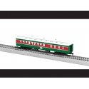 Heavyweight Diner - Ready to Run -- North Pole Central (green, red, white), HO, Lionel 2455210