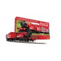 Summer Coca-Cola(R) Train Set - Standard DC -- 0-4-0T, 2 Cars, 3 Containers, Track Circle, Power Pack, HO, Rivarossi R1276