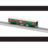 Heavyweight Baggage - Ready to Run -- North Pole Central (green, red, white), HO, Lionel 2455190