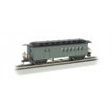 1860 - 1880 Wood Combine - Ready to Run - Silver Series(R) -- Painted, Unlettered (green), HO, Bachmann Industries 13505
