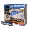 Amtrak P42 Superliner Starter Set - Standard DC -- Amtrak 161 (Phase V) Viewliner Baggage, 2 Superliners, Unitrack Oval, Pack, H