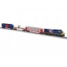 CSX Spirit of America Train Set -3-Rail w/Sound, LionChief 2.0 Bluetooth 5 -- GE Dash 8-40CW, 3 Cars, FasTrack(R) Oval, Controll