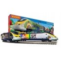 The Beatles Yellow Submarine Eurostar Train Set - Standard DC -- 4-Car Passenger Train, Track, Power Pack, HO, Rivarossi R1253