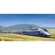 TGV Euroduplex High-Speed Train - Sound and DCC -- French State Railways SNCF (Era VI, blue, silver, red, teal), HO, Trix 22381