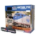 Amtrak P42 Superliner Starter Set - Standard DC -- Amtrak 160 (50th Phase III) Viewliner Bag, 2 Superliner, Unitrack Oval, Pac, 