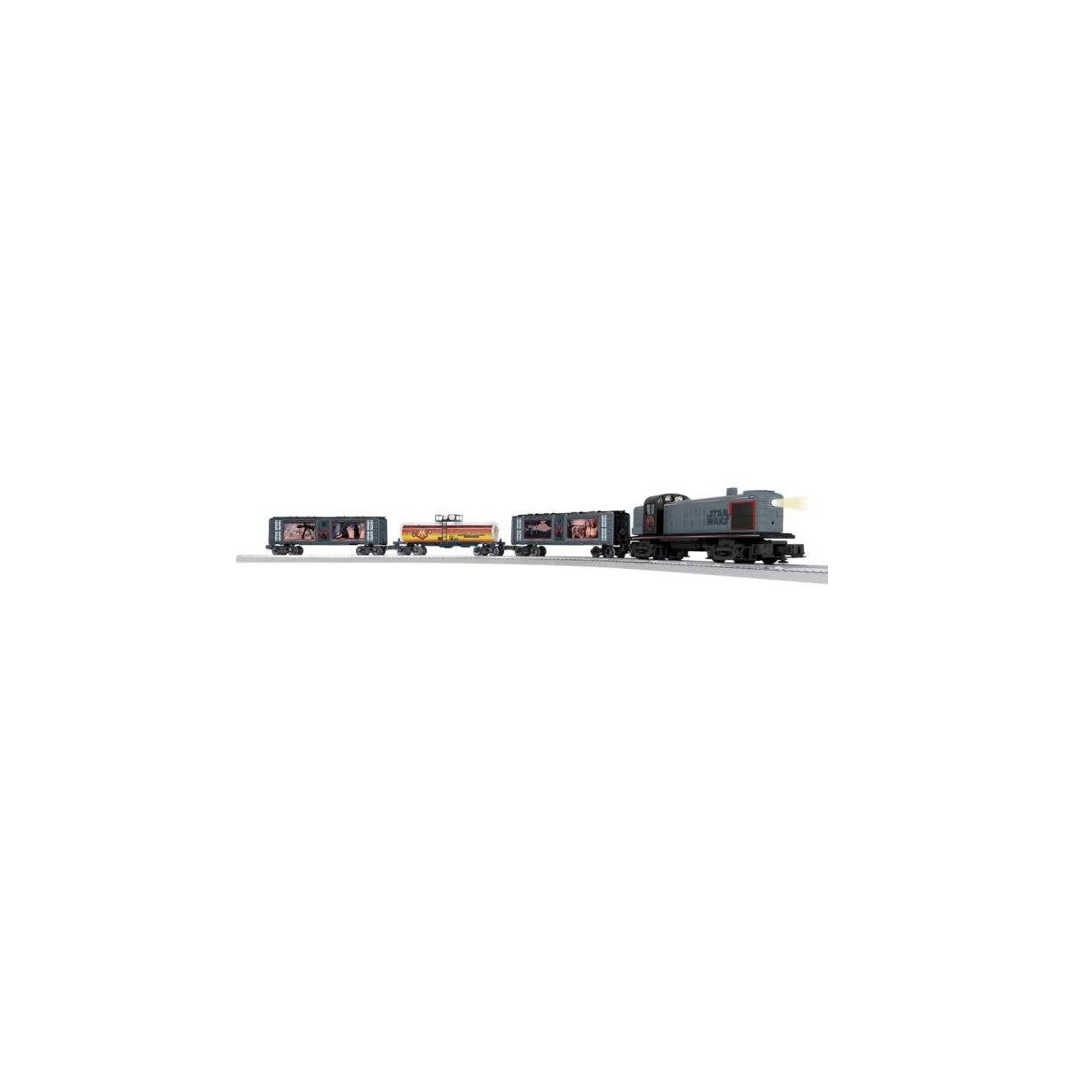 Star Wars Empire Set - 3-Rail - LionChief Bluetooth 5.0 Sound & Control -- Alco RS3, 3 Cars, FasTrack Oval, Remote Controller, O