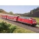 Regional Express Starter Set - Sound and DCC -- German Railroad DBAG Class 245 Loco, 2 Bi-Level Cars, Track Oval, Mobile Sta, N,
