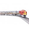 Santa Fe Super Chief Super Train-Only Set - 3-Rail - Legacy Sound and Control -- 2 EMD F3A, Unpowered F3B SuperBass, 8 Cars, O,