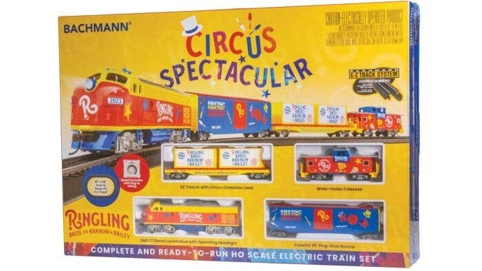 Circus Spectacular Train Set - Standard DC -- Ringling Brothers and Barnum & Bailey, HO, Bachmann Industries 780