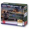 F40PH Commuter Train Starter Set -- Metra F40PH (blue, red), 3 Cars, Unitrack Oval, Power Pack, N, Kato USA Inc 1060032