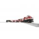 Emergency Response Train Set - 3-Rail - LionChief Sound & Control -- EMD GP38, 3 Cars, FastTrack Oval, Power Pack, Remote Contro